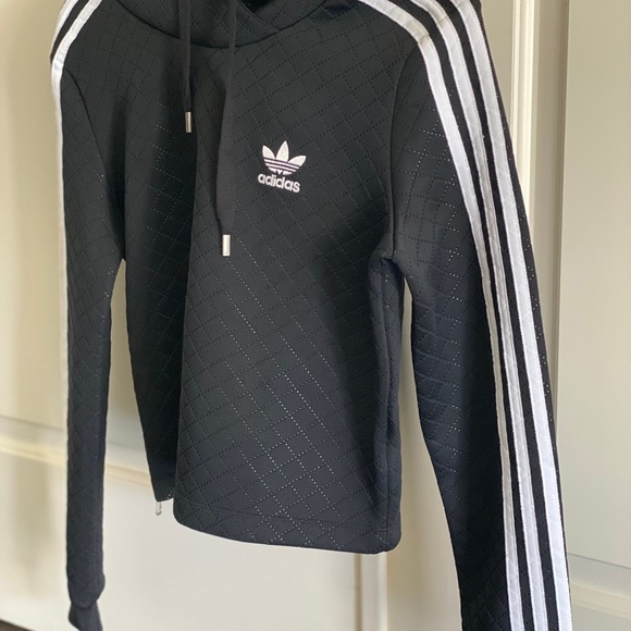 Rare Adidas striped sweatshirt hoodie - Picture 2 of 9